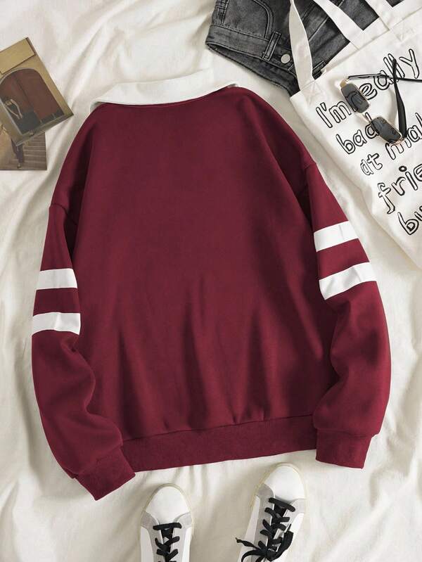 Moletom Brooklyn New York Com Gola Polo E Listras College
