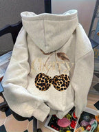Moletom Com Capuz Lips Graphic Streetwear