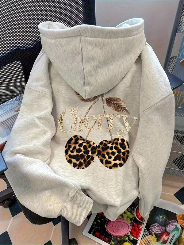 Moletom Com Capuz Lips Graphic Streetwear