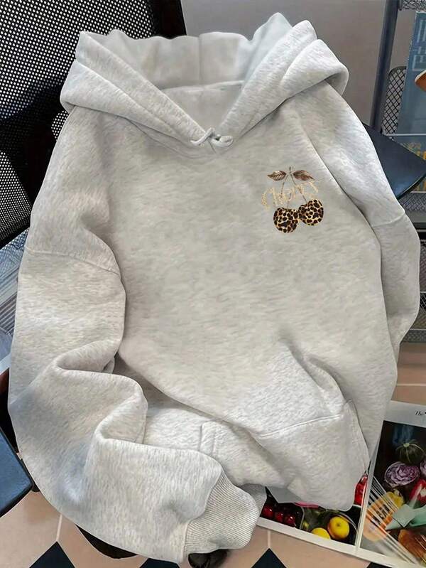 Moletom Com Capuz Lips Graphic Streetwear