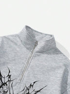 Moletom Ombro Caído Tribal Butterfly Streetwear