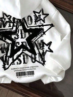 Moletom Com Capuz Star Graphic Streetwear