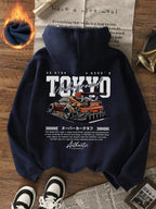 Moletom Tokyo Carro Esportivo Com Capuz Peluciado