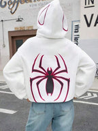 Moletom Com Capuz Spider Graphic Streetwear