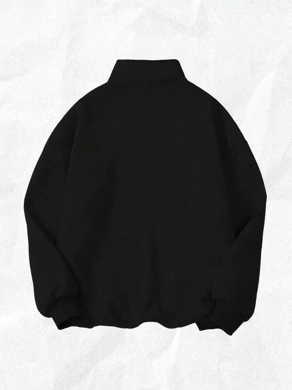 Moletom Vintage Carro Com Gola Zíper Oversized