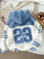 Moletom California College Com Capuz Estilo Varsity