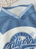 Moletom California College Com Capuz Estilo Varsity