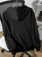 Moletom Com Zíper Gothic Cross Streetwear
