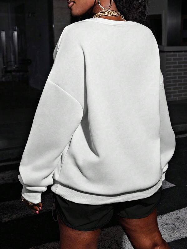 Moletom Oversized Estampa Fashion Streetwear
