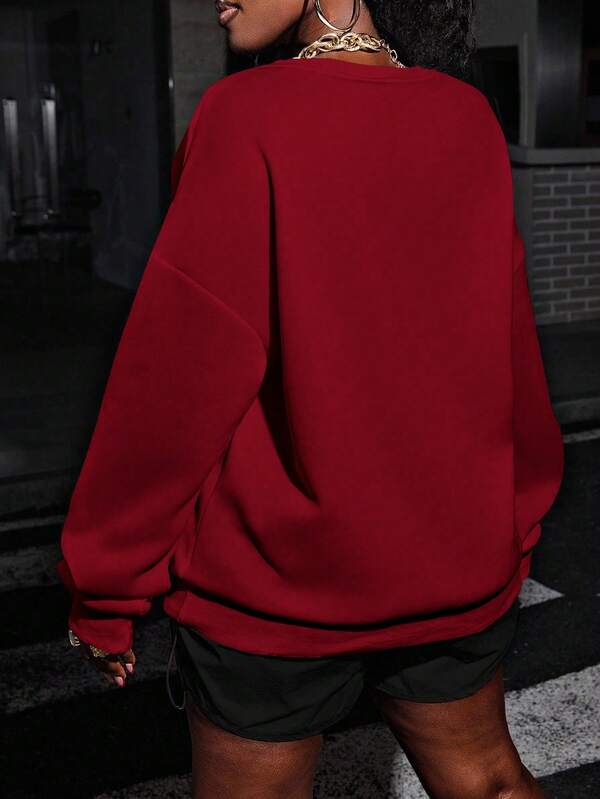 Moletom Oversized Estampa Fashion Streetwear