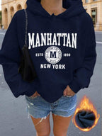 Moletom Manhattan New York Com Forro Peluciado