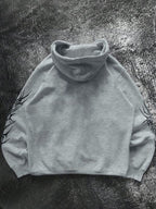Moletom Oversized Lips Graphic Streetwear