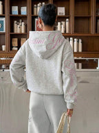 Moletom Oversized Script Hoodie Streetwear