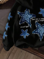 Moletom Oversized Star Leopard Streetwear