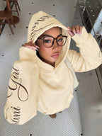 Moletom Oversized Script Hoodie Streetwear