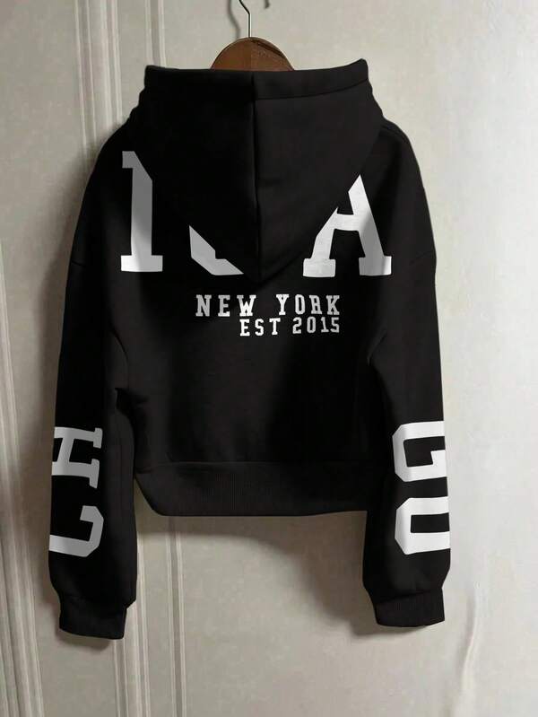 Moletom Cropped NYC New York Streetwear