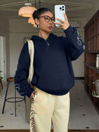 Moletom Oversized Script Hoodie Streetwear