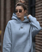 Moletom Oversized Com Bordado Estilo Urbano
