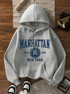 Moletom Manhattan New York Com Forro Peluciado