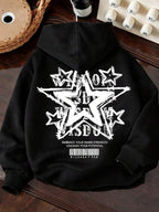 Moletom Com Capuz Star Graphic Streetwear