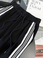 Conjunto Esportivo Com Zíper E Listras Laterais