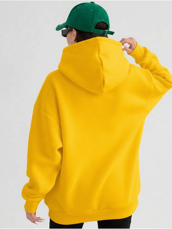 Moletom Feminino Brasil Com Capuz Futebol Casual