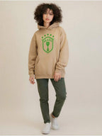 Moletom Feminino Brasil Com Capuz Futebol Casual