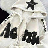 Moletom Com Zíper Star Bubble Streetwear