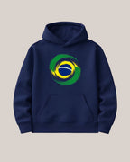 Moletom Feminino Brasil Estampa Frontal Casual