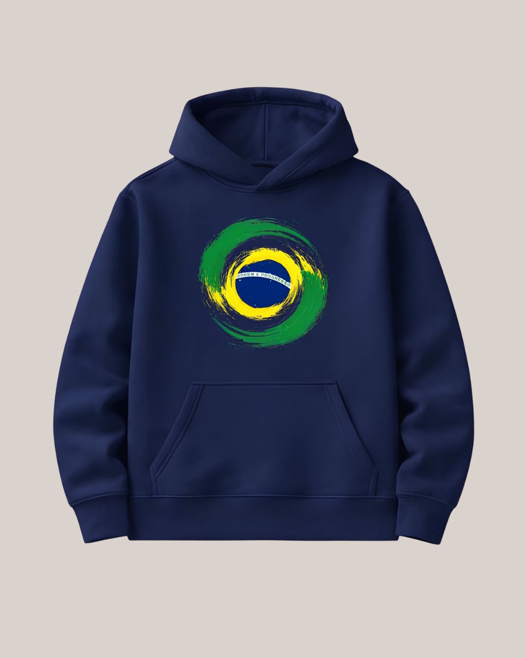 Moletom Feminino Brasil Estampa Frontal Casual
