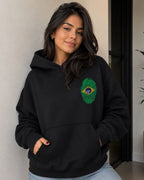 Moletom Feminino Brasil Capuz Copa Do Mundo