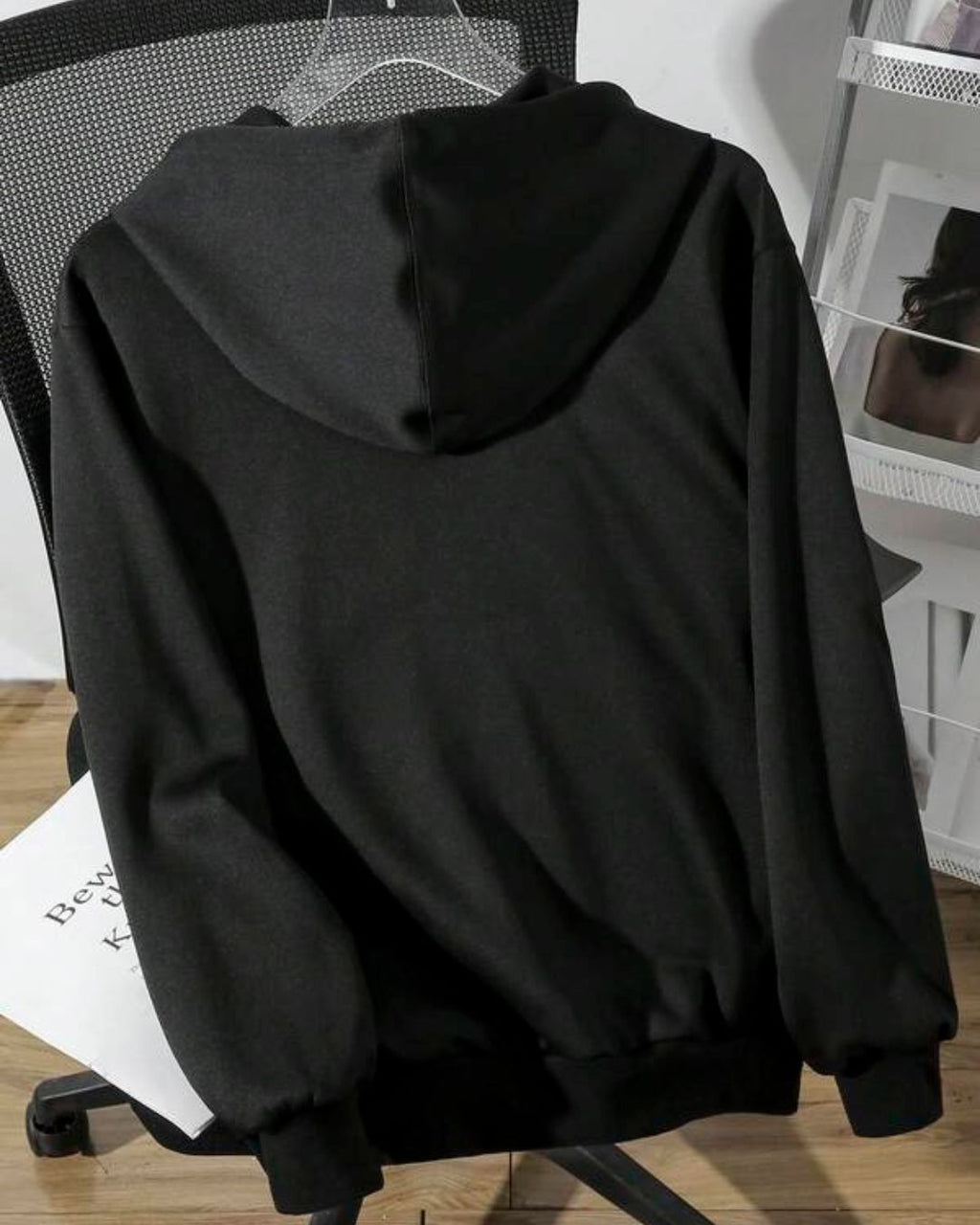 Moletom Com Zíper Gothic Number Streetwear