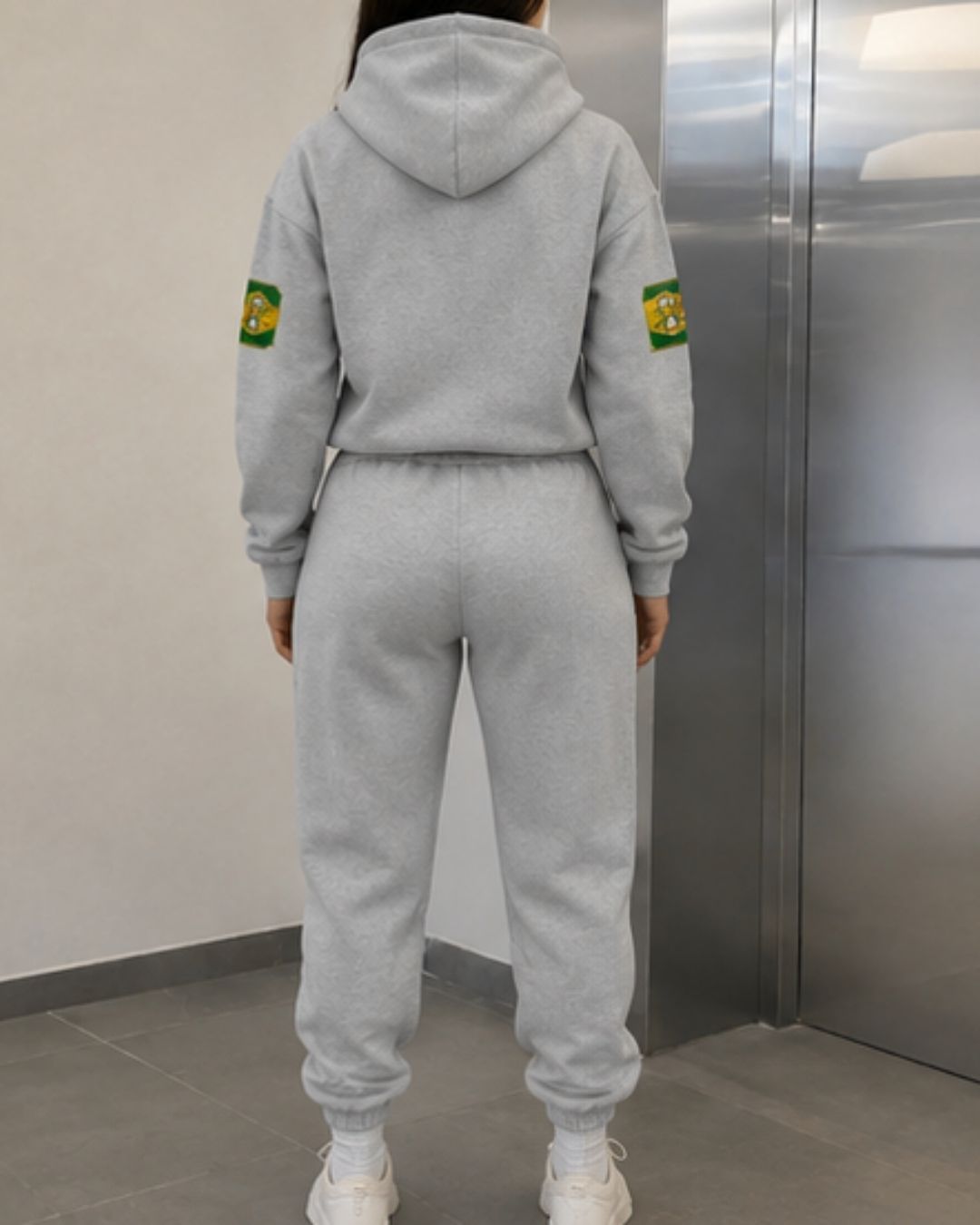 Conjunto Moletom Feminino Brasil Copa Do Mundo