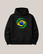 Moletom Feminino Brasil Estampa Frontal Casual