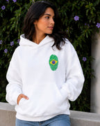 Moletom Feminino Brasil Capuz Copa Do Mundo