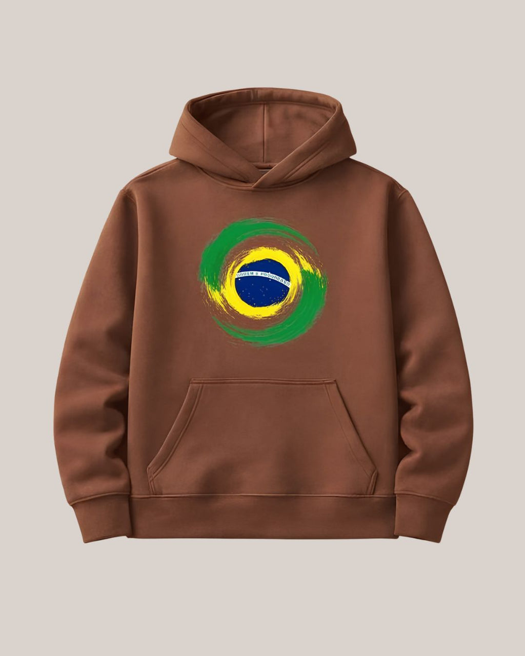 Moletom Feminino Brasil Estampa Frontal Casual