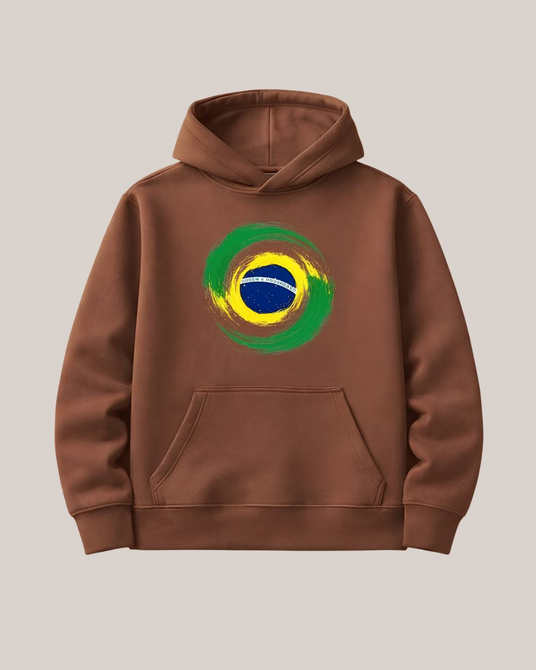 Moletom Feminino Brasil Estampa Frontal Casual